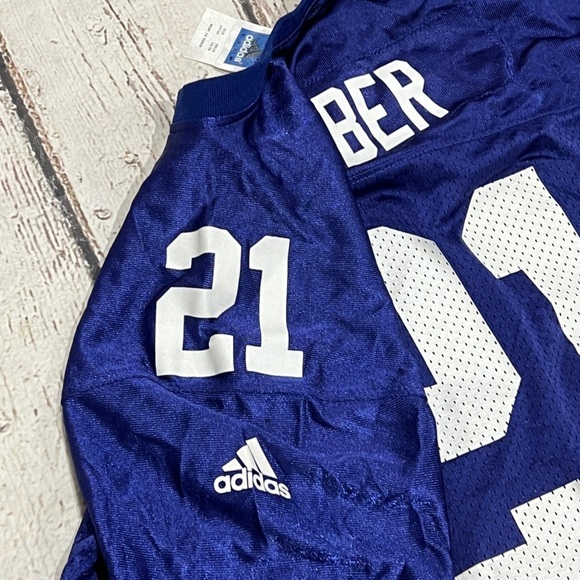 Boys Kids Tiki Barber New York Giants Adidas NFL Football Jersey - Picture 3 of 7